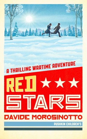 “Red Stars” by Davide Morosinotto Historical fiction for ages 12 and up, set in Soviet Russia as Hitler’s Germany declares war. With historical photos, maps, drawings and the protagonists’ journal entries, this book will keep you captivated to the end.